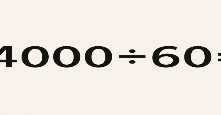 4000/60