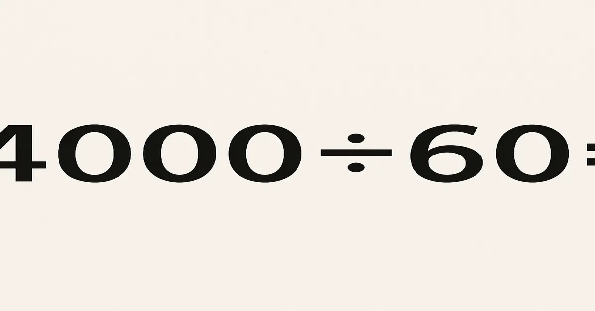 4000/60